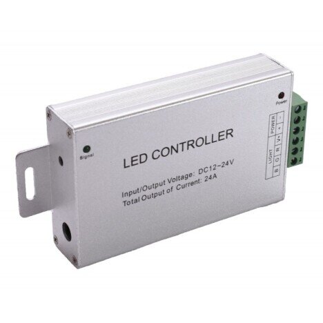 CONTROLER METAL LED RGB 24 TASTE, 12-24V / 24A